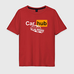 Мужская футболка оверсайз Car Hub hub