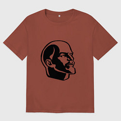 Мужская футболка оверсайз Ленин Владимир Ильич