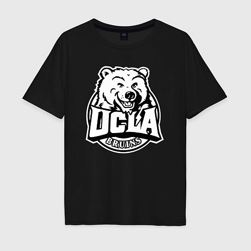 Мужская футболка оверсайз UCLA / Черный – фото 1