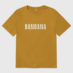 Мужская футболка оверсайз KIZARU, BIG BABY TAPE, BANDANA