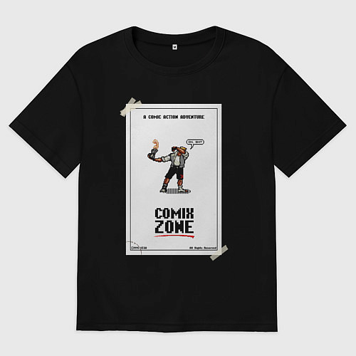 Мужская футболка оверсайз Comixzone / Черный – фото 1