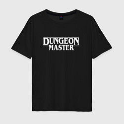 Футболка оверсайз мужская DUNGEON MASTER ГАЧИМУЧИ БЕЛЫЙ, цвет: черный