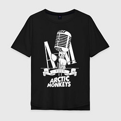 Футболка оверсайз мужская Arctic Monkeys, рок, цвет: черный
