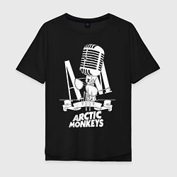 Футболка оверсайз мужская Arctic Monkeys, рок, цвет: черный