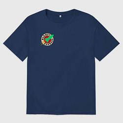 Футболка оверсайз мужская Футурама - Межпланетный экспресс, цвет: тёмно-синий