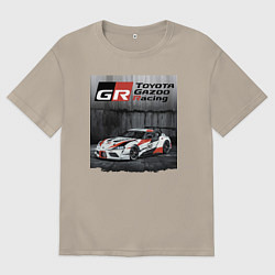 Мужская футболка оверсайз Toyota Gazoo Racing Team
