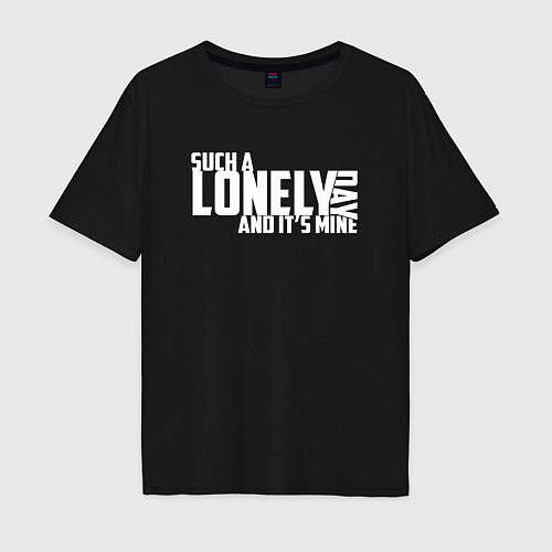 Мужская футболка оверсайз Lonely Day - System Of A Down / Черный – фото 1