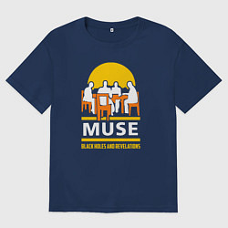 Мужская футболка оверсайз Black Holes and Revelations - Muse