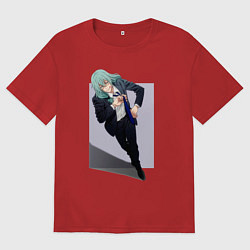 Мужская футболка оверсайз Махито из Магической Битвы 1000 летний ребенок