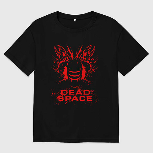 Мужская футболка оверсайз DEAD SPACE АЙЗЕК КЛАРК / Черный – фото 1