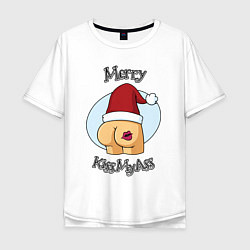 Мужская футболка оверсайз Merry KissMAss