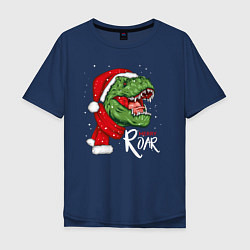 Мужская футболка оверсайз T-rex Merry Roar