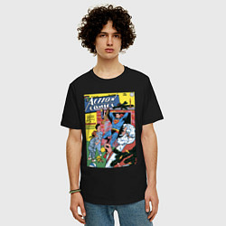 Футболка оверсайз мужская Обложка Action Comics 117, цвет: черный — фото 2