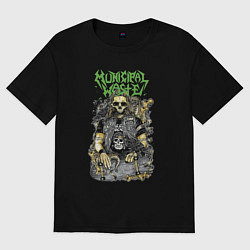 Футболка оверсайз мужская Municipal Waste - crossover thrash style!, цвет: черный