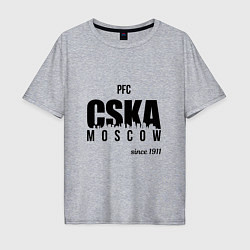 Футболка оверсайз мужская CSKA since 1911, цвет: меланж