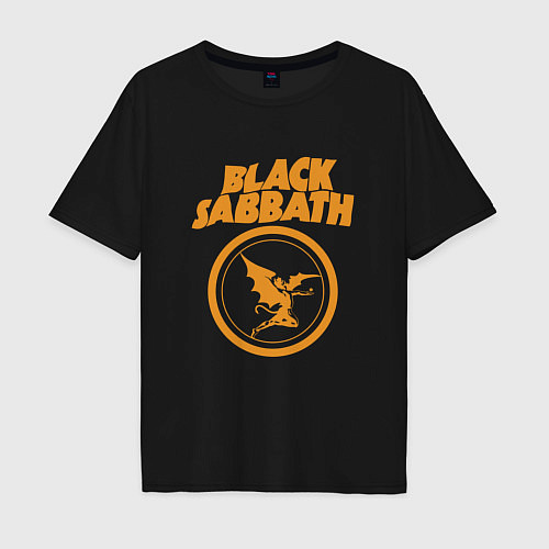 Мужская футболка оверсайз Black Sabbath Vol 4 Рок группа / Черный – фото 1