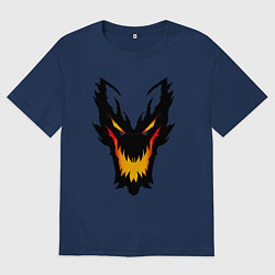 Мужская футболка оверсайз ЛИЦО SHADOW FIEND DOTA2