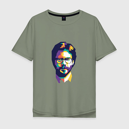 Мужская футболка оверсайз Профессор Professor / Авокадо – фото 1