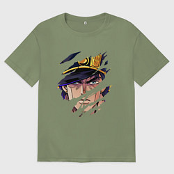 Мужская футболка оверсайз JOJOS BIZARRE ADVENTURE, ГЛАВНЫЙ ГЕРОЙ