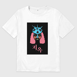 Футболка оверсайз мужская Hellbound 2022, цвет: белый