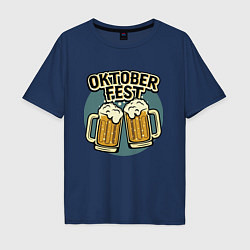 Мужская футболка оверсайз Oktober fest