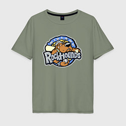 Мужская футболка оверсайз Midland Rockhounds - baseball team