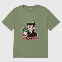 Футболка оверсайз мужская Deltarune - Got Kromer?, цвет: авокадо