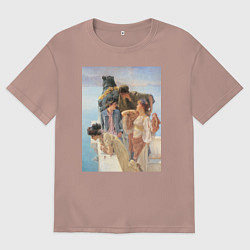 Мужская футболка оверсайз Картина Выгодная позиция