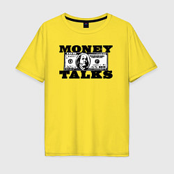 Мужская футболка оверсайз Деньги решают Money Talks