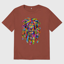 Мужская футболка оверсайз Lion dreaD
