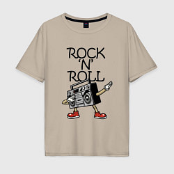 Мужская футболка оверсайз Rock n Roll dab
