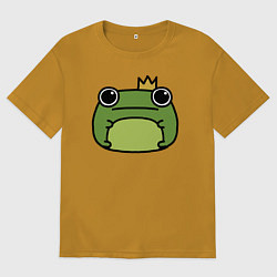 Мужская футболка оверсайз Frog Lucky король