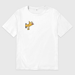 Мужская футболка оверсайз Кот из Котопса