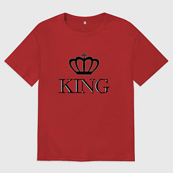 Мужская футболка оверсайз KING Парные Король