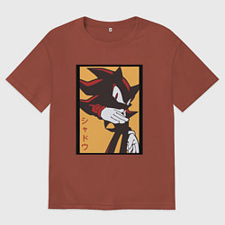 Мужская футболка оверсайз Ёж Шэдоу 006