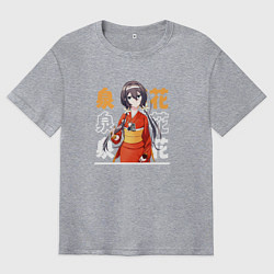 Мужская футболка оверсайз Великий из бродячих псов Bungou stray dogs, Кёка И