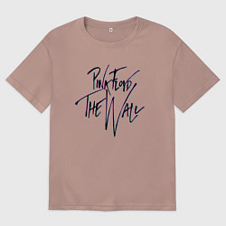 Мужская футболка оверсайз ПИНК ФЛОЙД ГЛИТЧ PINK FLOYD LOGO
