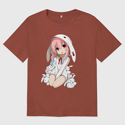 Мужская футболка оверсайз Furry anime