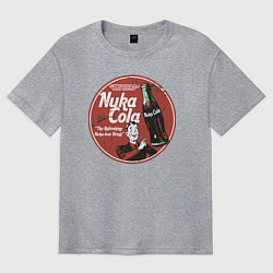 Футболка оверсайз мужская Nuka Cola Ice Cold Retro, цвет: меланж