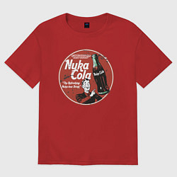 Футболка оверсайз мужская Nuka Cola Ice Cold Retro, цвет: красный