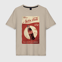 Мужская футболка оверсайз Fallout Nuka Cola Poster Pop art