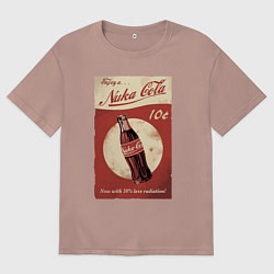 Мужская футболка оверсайз Fallout Nuka Cola Poster Pop art