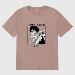 Мужская футболка оверсайз Ван-Пис, Луффи Luffy