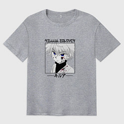 Мужская футболка оверсайз Охотник х Охотник Hunter x Hunter, Киллуа Золдик в