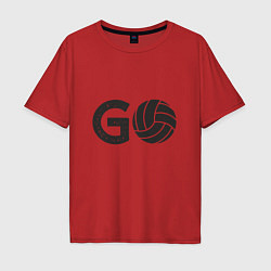 Мужская футболка оверсайз Go Volleyball