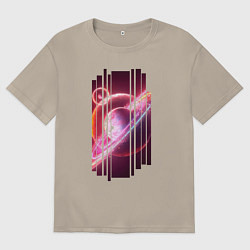 Мужская футболка оверсайз Моя Вселенная Космическое настроение