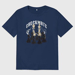 Мужская футболка оверсайз CHECKMATE шах и мат