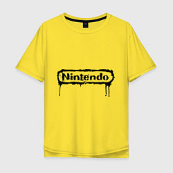 Футболка оверсайз мужская Nintendo streaks, цвет: желтый