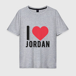 Мужская футболка оверсайз I Love Jordan