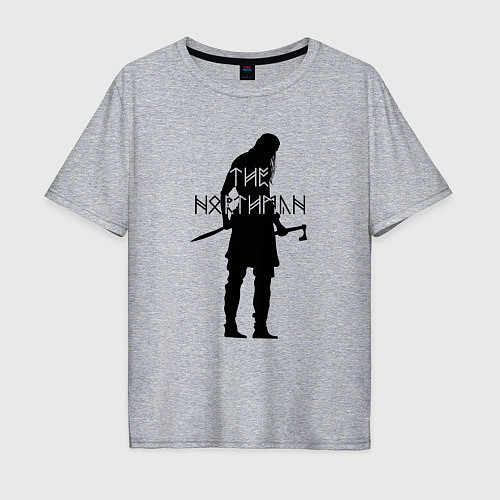 Мужская футболка оверсайз The Northman Viking / Меланж – фото 1